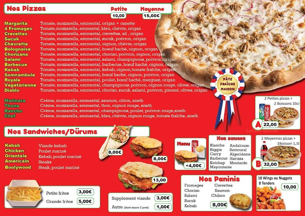 Restaurant VAIVRE - Menu Image 1